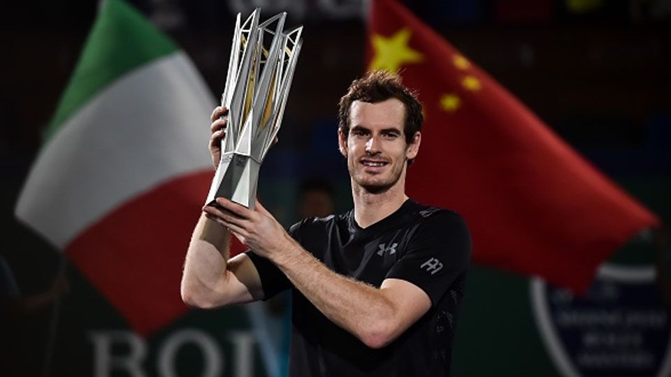 Kaleidoskop Tenis Oktober Petenis nomer dua dunia asal Inggris Raya, Andy Murray, berhasil merebut gelar juara Shanghai Masters 2016 Copyright: © Zhong Zhenbin/Anadolu Agency/Getty Images